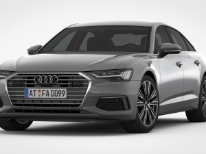 audi a6 2019 detailed interior Modèle 3D