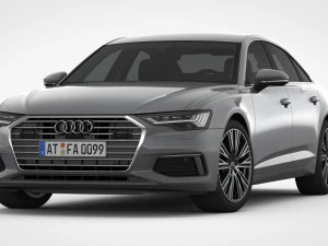 audi a6 2019 detailed interior 3D Model