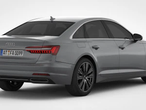 audi a6 2019 detailed interior 3D Model