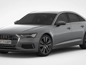 audi a6 2019 detailed interior 3D Model