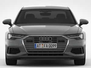 audi a6 2019 detailed interior Modèle 3D