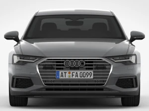 audi a6 2019 detailed interior 3D Model