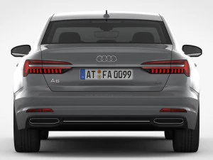 audi a6 2019 detailed interior 3D Model