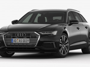 audi a6 avant 2019 detailed interior Model 3D