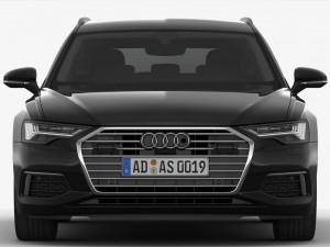 audi a6 avant 2019 detailed interior Model 3D