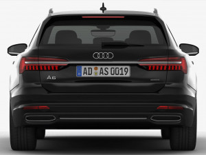 audi a6 avant 2019 detailed interior Model 3D