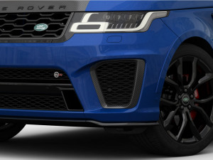 range rover sport svr 2018 detailed interior Modello 3D