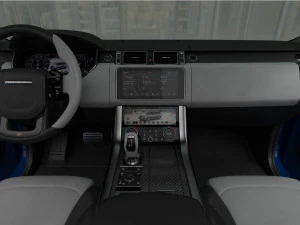range rover sport svr 2018 detailed interior 3D Model