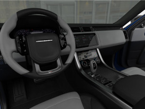 range rover sport svr 2018 detailed interior Modello 3D