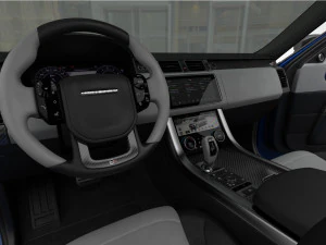 range rover sport svr 2018 detailed interior 3D Model
