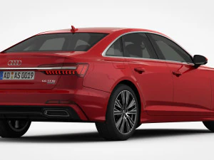 audi a6 s-line 2019 3D Model