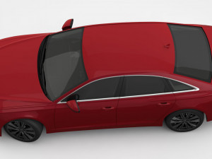 audi a6 s-line 2019 Model 3D