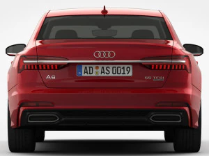 audi a6 s-line 2019 3D Model