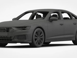audi a6 s-line 2019 3D Model