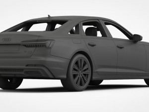 audi a6 s-line 2019 Model 3D