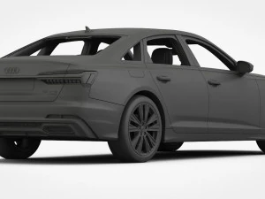 audi a6 s-line 2019 3D Model
