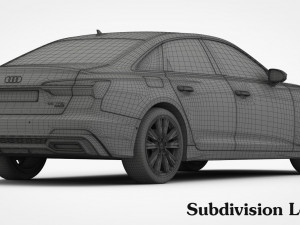 audi a6 s-line 2019 Model 3D