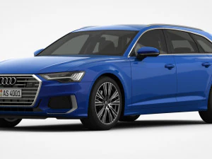 audi a6 s-line avant 2019 Modello 3D