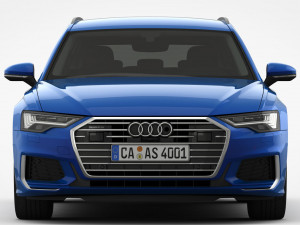 audi a6 s-line avant 2019 3D Model