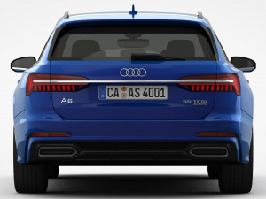 audi a6 s-line avant 2019 3D Model