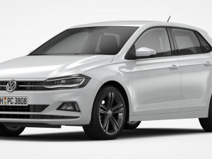 volkswagen polo 2018 detailed interior 3D Model