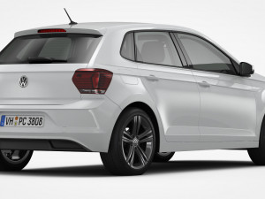 volkswagen polo 2018 detailed interior Model 3D