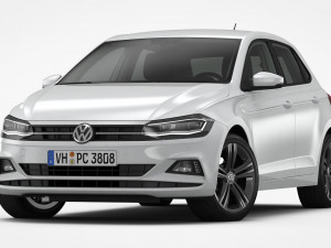 volkswagen polo 2018 detailed interior Model 3D