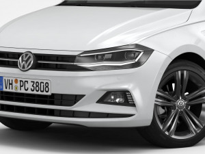 volkswagen polo 2018 detailed interior Model 3D