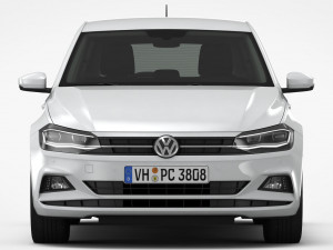 volkswagen polo 2018 detailed interior Model 3D