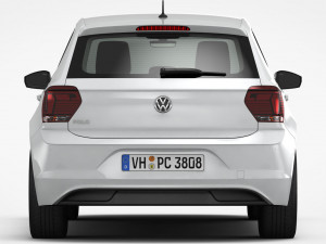 volkswagen polo 2018 detailed interior Model 3D