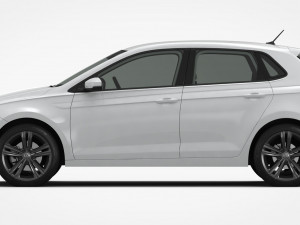 volkswagen polo 2018 detailed interior Model 3D