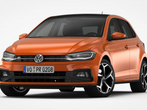 volkswagen polo r-line 2018 Modèle 3D
