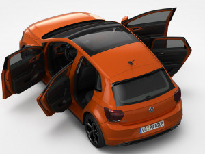 volkswagen polo r-line 2018 Modèle 3D