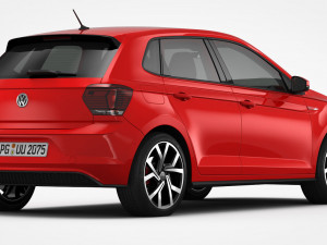 volkswagen polo gti 2018 3D मॉडल