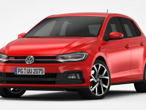 volkswagen polo gti 2018 3D मॉडल