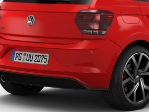 volkswagen polo gti 2018 3D मॉडल