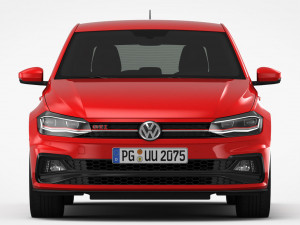 volkswagen polo gti 2018 3D मॉडल