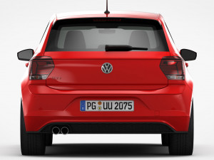 volkswagen polo gti 2018 3D मॉडल