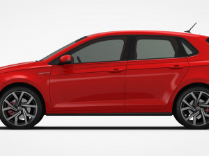 volkswagen polo gti 2018 3D मॉडल