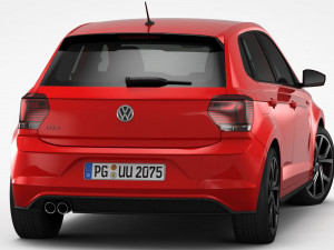 volkswagen polo gti 2018 3D मॉडल