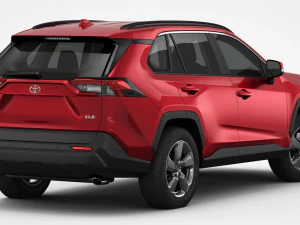 toyota rav4 2019 detailed interior 3D Model