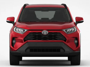 toyota rav4 2019 detailed interior 3D Model
