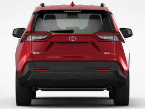 toyota rav4 2019 detailed interior 3D Model