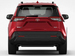 toyota rav4 2019 detailed interior 3D Model