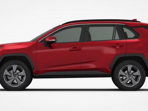 toyota rav4 2019 detailed interior 3D Model