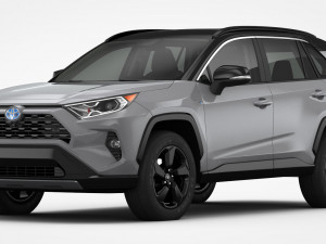 toyota rav4 hybrid 2019 3D Model