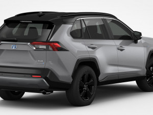 toyota rav4 hybrid 2019 3D-Modell