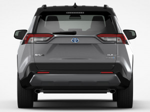toyota rav4 hybrid 2019 3D-Modell