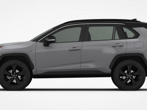 toyota rav4 hybrid 2019 3D-Modell