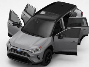 toyota rav4 hybrid 2019 3D-Modell